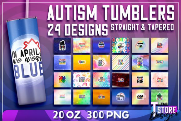 Autism Tumbler Autism Design