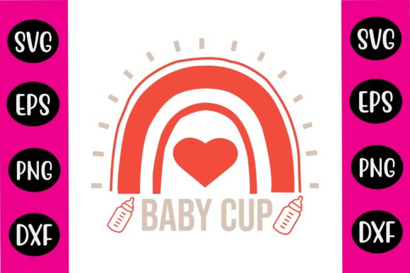 Boho SVG Design Baby Cup