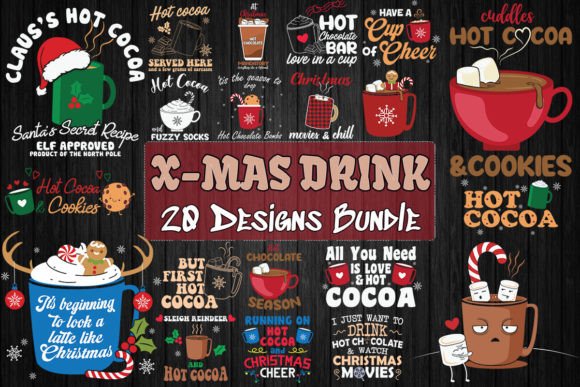 Christmas Bundle SVG 20 Designs