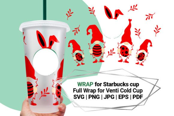 Easter for Starbucks Cold Cup 24 Oz