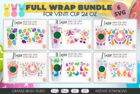 Easter Full Wrap Bundle for Venti Cup