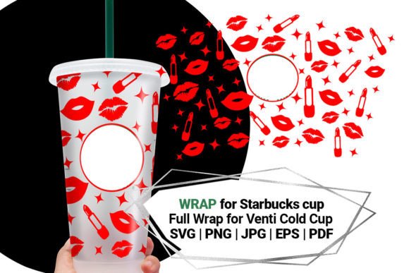 Kiss Wrap for Starbucks Cold Cup 24