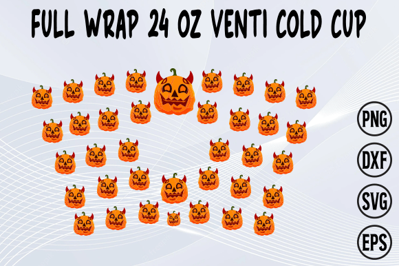 Pumpkin Venti Cold Cup 24oz 2