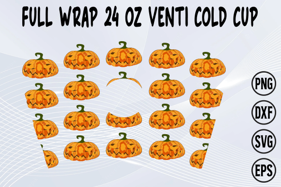 Pumpkin Venti Cold Cup 24oz 5