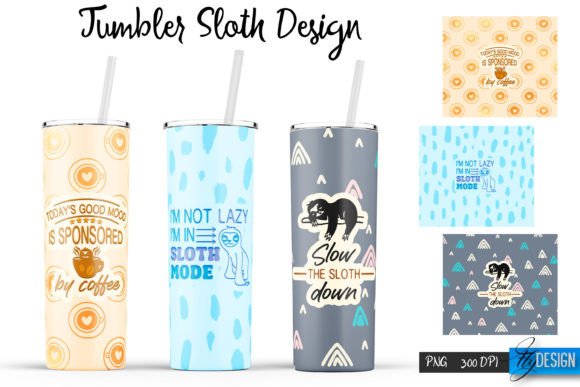 Sloth Tumbler Sloth Design Lazy SVG